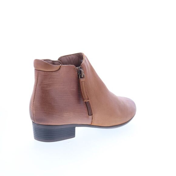 Trotters Womens Major Embossed Brown Boots (NWT) - Picture 7 of 7